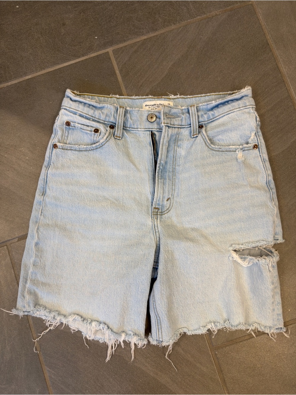 The 7 inch Dad Short High Rise from Abercrombie & Fitch